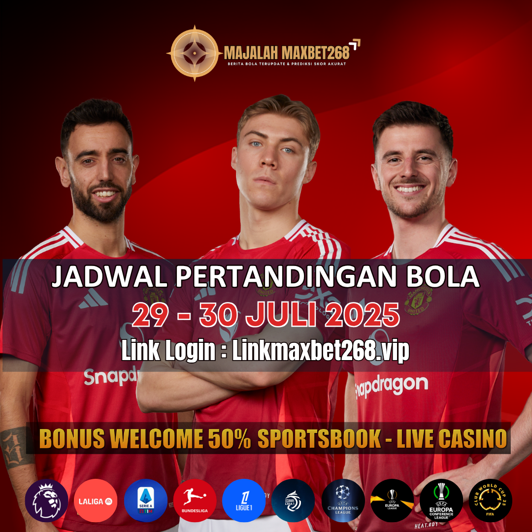 Jadwal pertandingan bola malam ini 29 Juli 2025