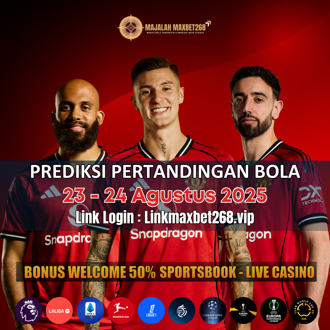 Prediksi pertandingan bola malam Ini 23 Agustus 2025