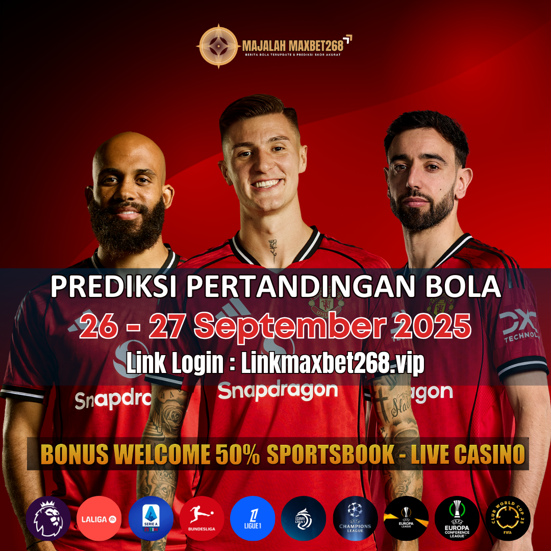 Prediksi pertandingan bola malam Ini 26 September 2025